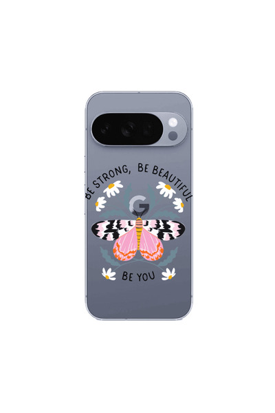 Other Google Pixel 10 Pro Be Strong Transparent Silicone TPU Θήκη