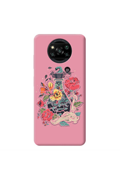 Other Xiaomi Poco X3 /X3 Pro Magic vase Pink Colored Silicone TPU Θήκη