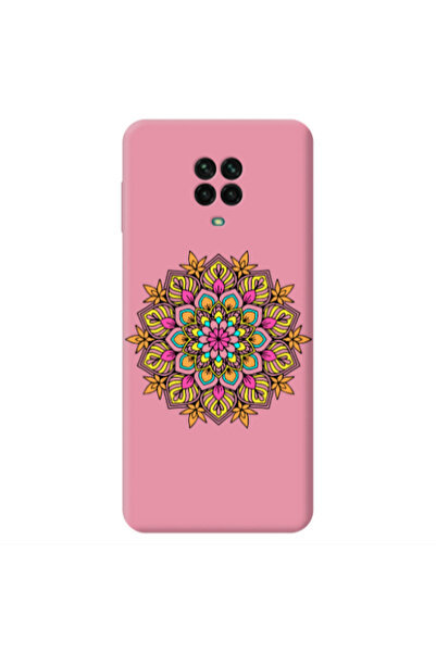 Other Xiaomi Redmi Note 9 Pro Mandala D6 Pink Colored Silicone TPU Θήκη
