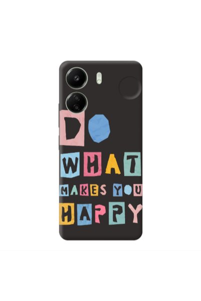Other Xiaomi Redmi 13C Do What Makes Black Colored Silicone TPU Θήκη