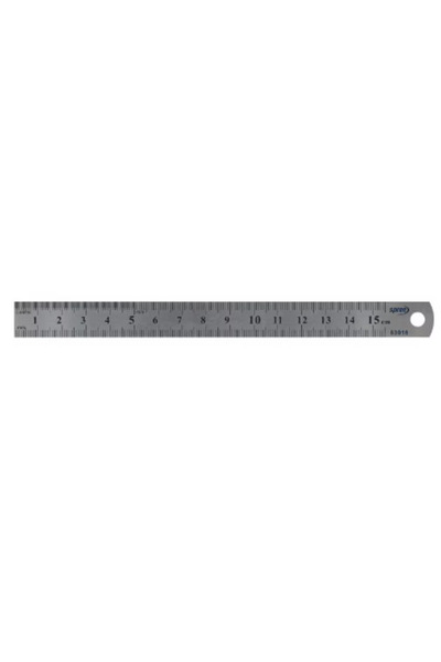 Spree Riglă de oțel de 150 mm (15 cm)