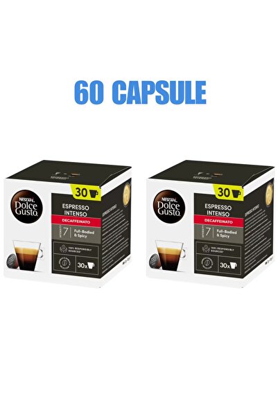 NESCAFÉ DOLCE GUSTO 60 Capsule Cafea Intenso Decofeinizata