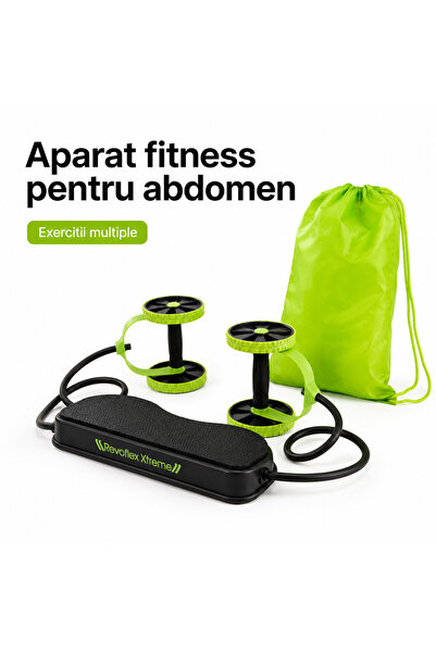 iTin Aparat fitness cu rezistenta pentru abdomen, exercitii multiple pentru s...