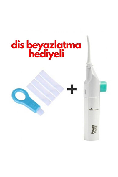 Kargolat Power Floss Mekanik Diş Ve Ağız Temizleme Aleti Ve Diş Beyazlatma Seti