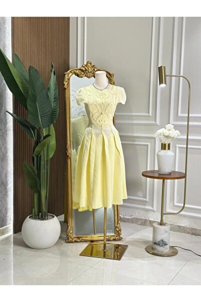 vanus fashion 7216 - فستان سهرة ميدي