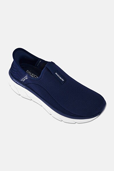 SKECHERS Women D Lux Happy Step Slip On Walking Shoes, Navy