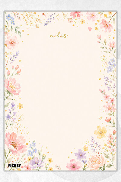 Ficksy A5 Notepad Unlined Notebook - 50 Sheets - Memopad - Notepad - Notepad ...
