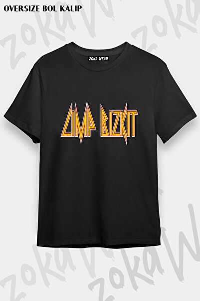 ZOKAWEAR Μπλουζάκι Unisex Loose Fit με στάμπα Limp Bizkit v8