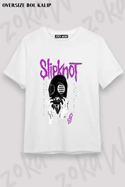ZOKAWEAR Μπλουζάκι Unisex Loose Fit με στάμπα Slipknot v16