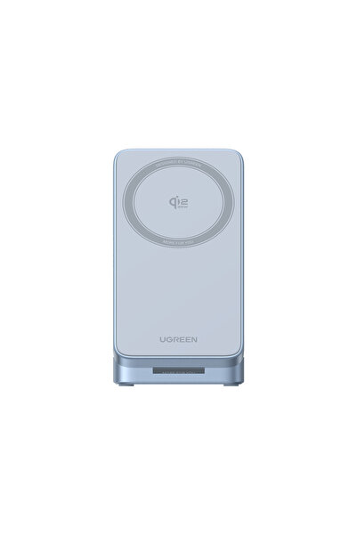 Ugreen MagFlow 3-în-1 Qi2 25W Încărcător wireless, Albastru