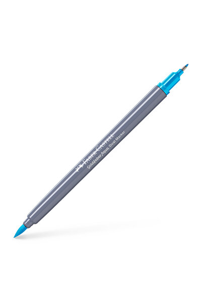 Faber Castell Marker solubil cu 2 vârfuri Goldfaber Albastru Mangan 245 FABER...
