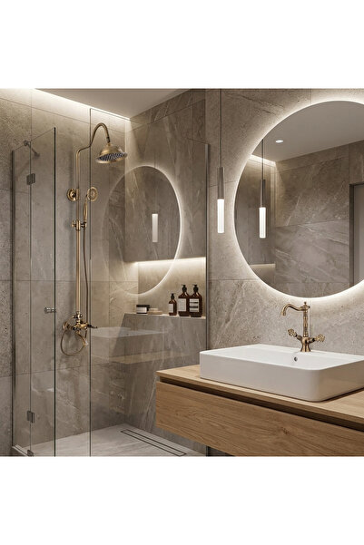 titanium design Osmanlı Nostalji Serisi Duş Seti ve Lavabo Bataryası
