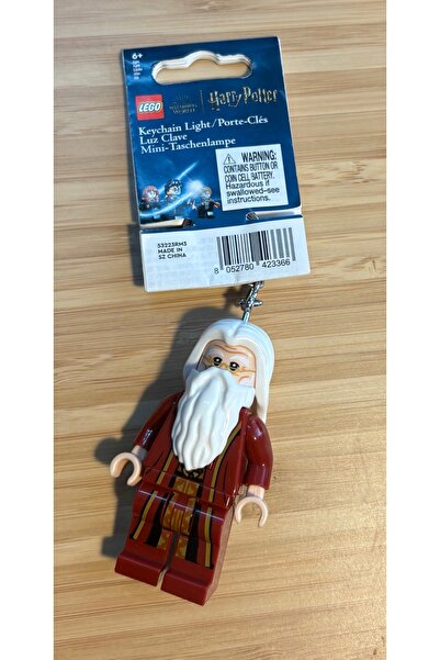 LEGO Minifigure Dumbledore Işıklı Anahtarlık (Orijinal Lisanslı Ürün) Büyük Boy