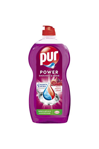Pür Detergent Lichid de Vase - Pur Power Smochine si Rodie, 1200 ml