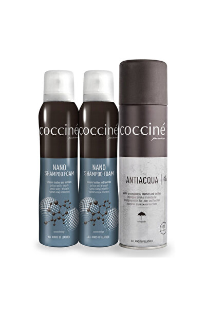 Coccine Set de ingrijire, Coccine, 3 in 1, 2x150 ml sampon pentru piele si te...