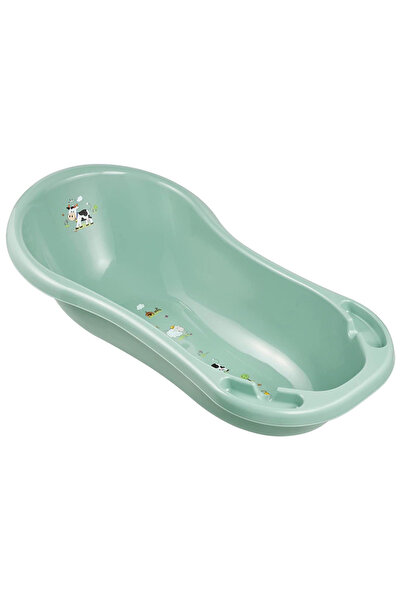 Keeeper Cădiță de baie pentru bebeluși, verde - 100 cm - Funny Farm