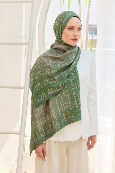 Silk Home Urbani sati Linora Green Mayda šal