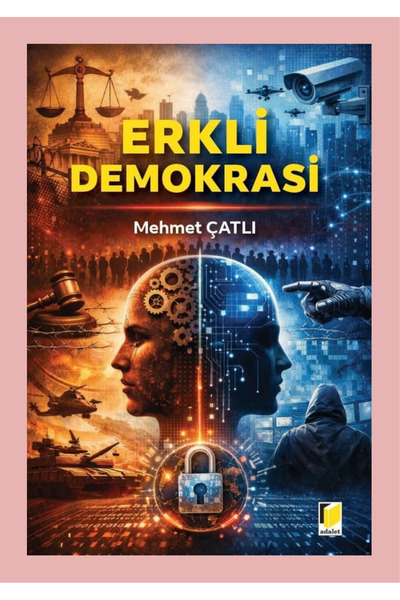 Adalet Yayınevi Erkli Demokrasi Mehmet Çatlı+KRAFT DEFTER HEDİYE