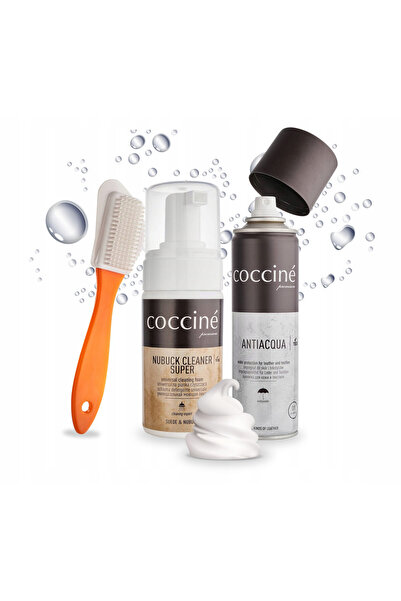 Coccine Set de ingrijire a incaltamintei, Coccine, Solutie de curatare Nubuck...