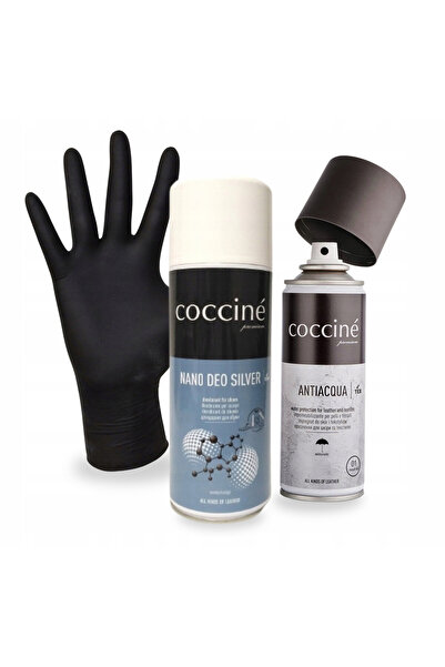 Coccine Set de ingrijire a incaltamintei, Coccine, nano deodorant argintiu, 4...