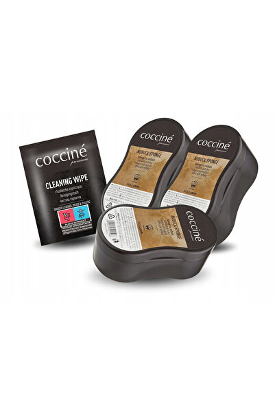 Coccine Solutie de curatat pentru piele intoarsa si nubuc, Coccine, burete mi...