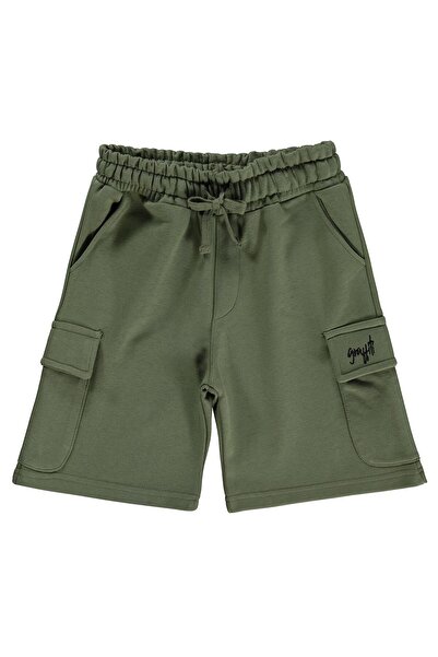 Civil Boys Kapri pantalone sa grafitnim vezom za uzrast 6-9 godina - kaki