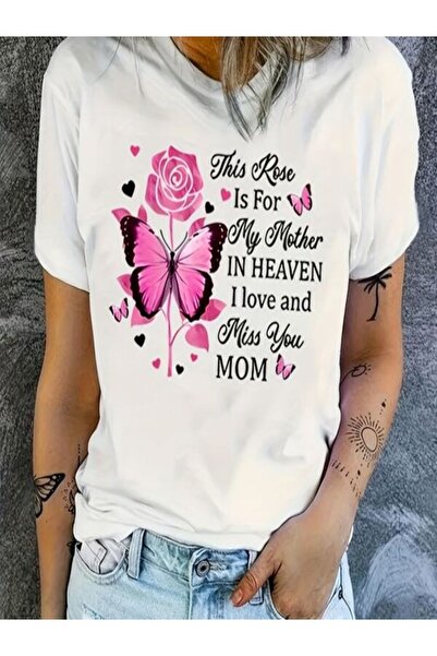 COZYWEAR Printed T-Shirt for Mom