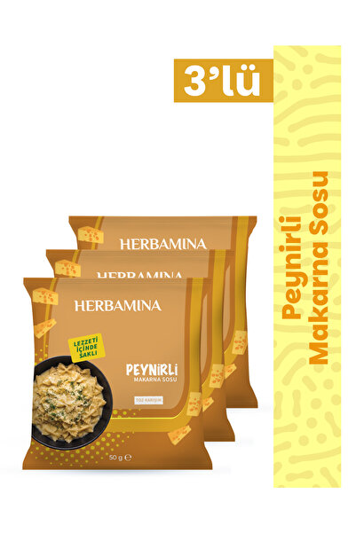 Herbamina 3'lü Peynirli Makarna Sosu 50 gr