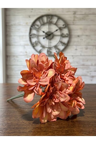 Lilac Home Yapay Çiçek 4’lü Lux Yıldız Çiçeği Turuncu
