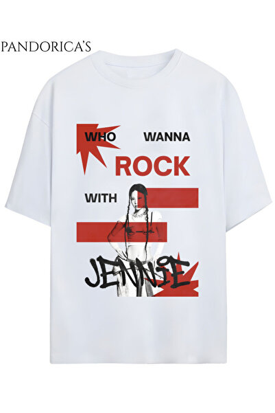 Grafftee Clothing BLACKPINK Tasarım Serisi "JENNIE" Yazılı Baskılı Unisex Rel...