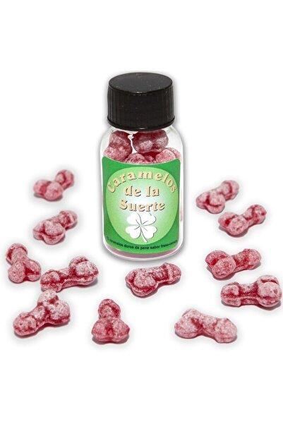 Diablo Picante – 12 Strawberry/Cherry Penis-Shaped Candies