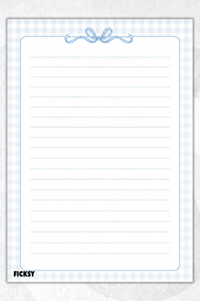 Ficksy A4 Notepad Lined Notebook - 50 Sheets - Memopad - Notepad - Notepad - ...