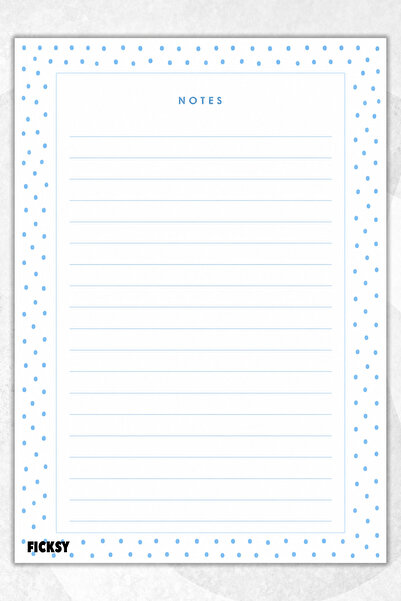 Ficksy A4 Notepad Lined Notebook - 50 Sheets - Memopad - Notepad - Notepad - ...