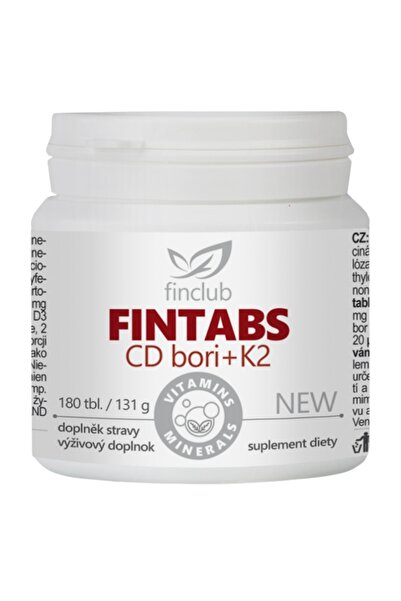 Finclub Fintabs Cd Bori + K2 180 comprimate