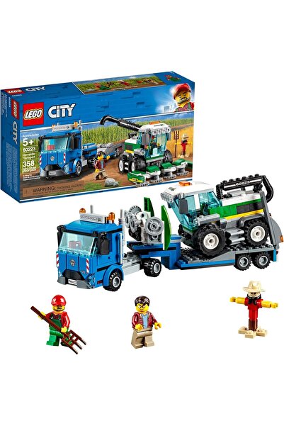 LEGO City Great Vehicles Harvester Transport 60223 Building Kit, 2019 (358 Pi...