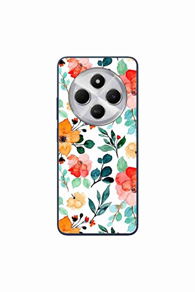 OEM Husa compatibila cu Xiaomi Redmi 14C Silicon Gel Tpu Model Painted Flowers