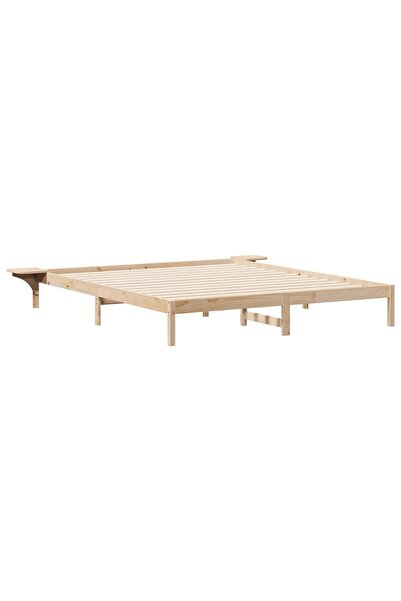 vidaxl Cadru de pat cu mese laterale 180 x 210 cm
