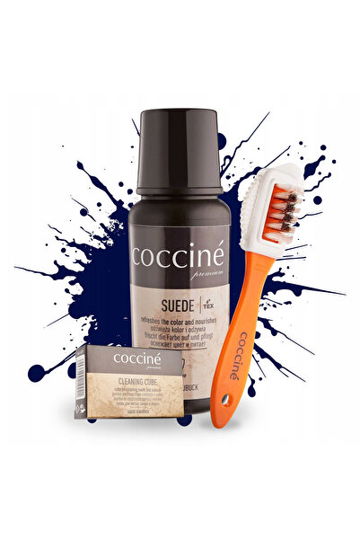 Coccine Set de ingrijire, Coccine, Suede Renovator, 75ml, 3 in 1, inclusiv o ...
