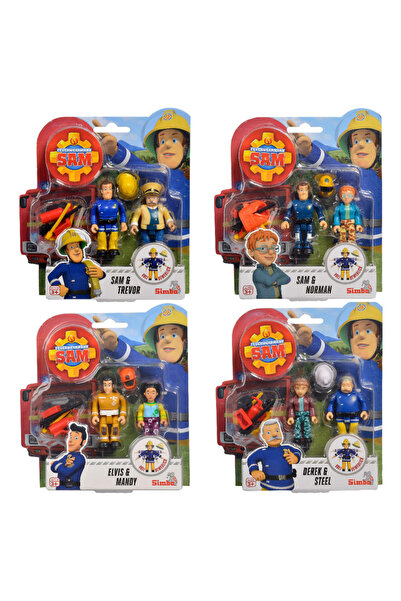Fireman Sam Figurină Sam pompierul 2 piese - 4 piese - 4 exemplare identice