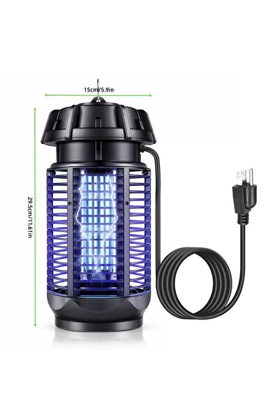 HI-FINE (hm3)High Voltage UV Mosquito Zapper Lamp, Safe Hanging Bug Killer fo...