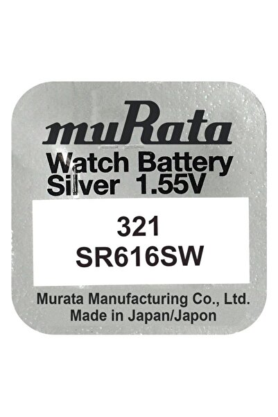sallma Baterie, Oxid de Argint, muRata 321 sr616sw, 1.55V, 1 buc