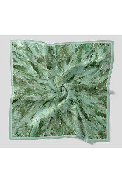 LuvenSara Luven Sara Esinti Patterned Scarf Green
