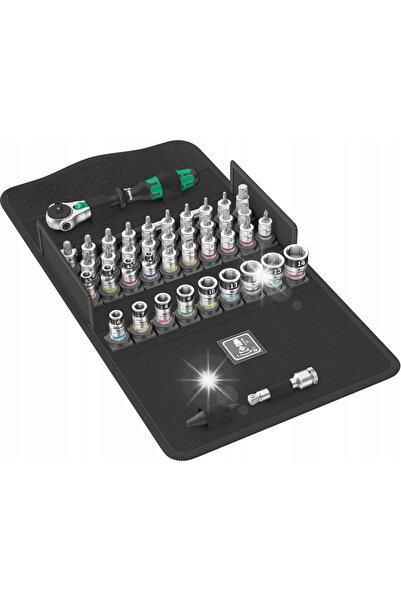 Wera Werk Set de chei tubulare WERA cu clichet 1/4'' 42 bucăți.
