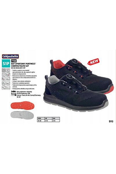 PORTWEST HALFBOTYKED SHOES FT08 COMPOSITELITE S1P MĂRIMEA 44
