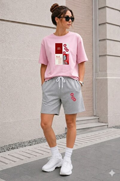 orwen life est. 2022 Women's Oversize Printed T-Shirt Shorts Set – Comfortabl...