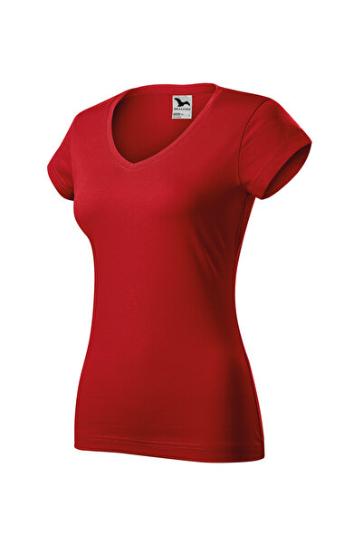 Malfini Tricou v-neck pentru dama SLIMFIT