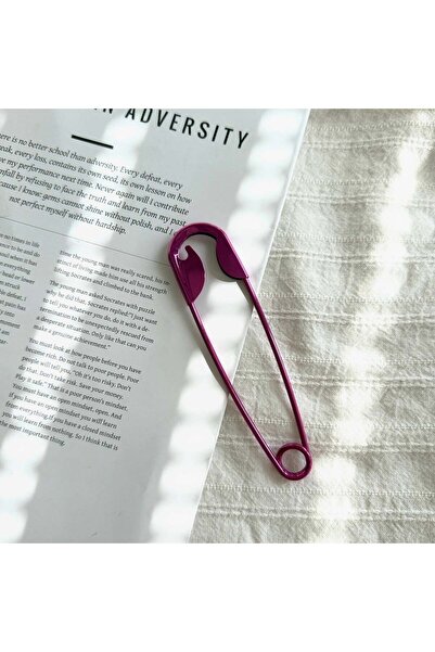Alice İsstanbul Pink Safety Pin Hairpin 14 cm