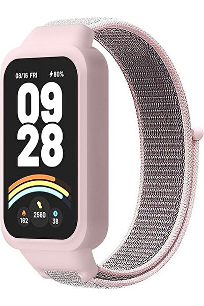 BASİAS Xiaomi Redmi Smart Band 3 / Xiaomi Smart Band 9 Active Cord Woven Fabr...