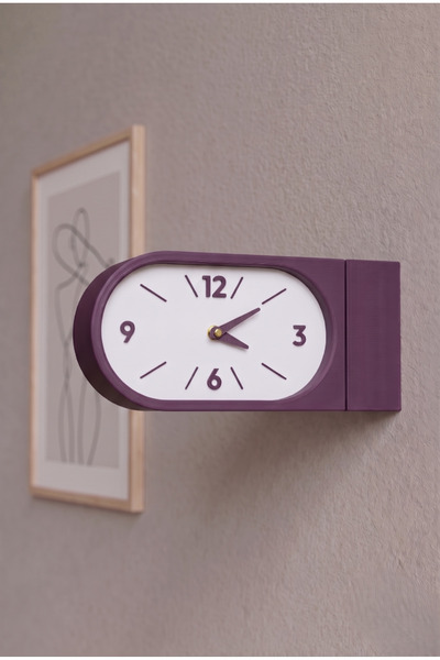 Lüminesans Home Çift Taraflı Mıknatıslı Tak-Çıkar Duvar Saati/Pinterest Duvar...