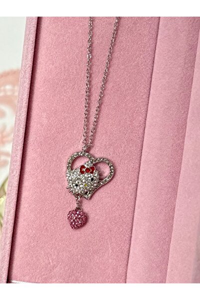 Dem Accessory Hello Kitty İconic Heart Kolye- Hello Kitty kalpli figür kolye